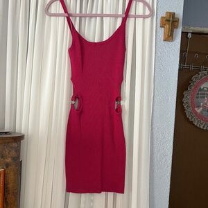 Pink body con dress!!